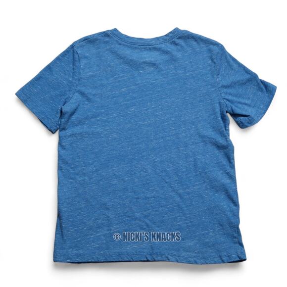 4/$20 - Jumping Beans Boys Essential Short Sleeve Blue Crewneck T-Shirt Size 6 - Picture 4 of 6